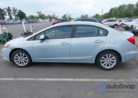 2012 Honda Civic Ex from USA, damaged, VIN 19XFB2F81CE061334